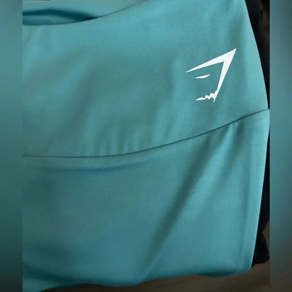 🍀 GYMSHARK NWT CROPPED TRAINING LEGGINGS SIZE SMALL IN TEAL - Picture 6 of 6